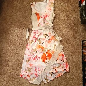 Calvin Klein floral print dress